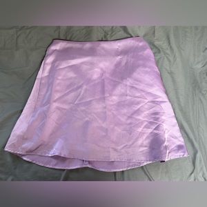 Lavender Silk Skirt